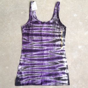 NWT Tie Dye 100% Cotton Tank Top